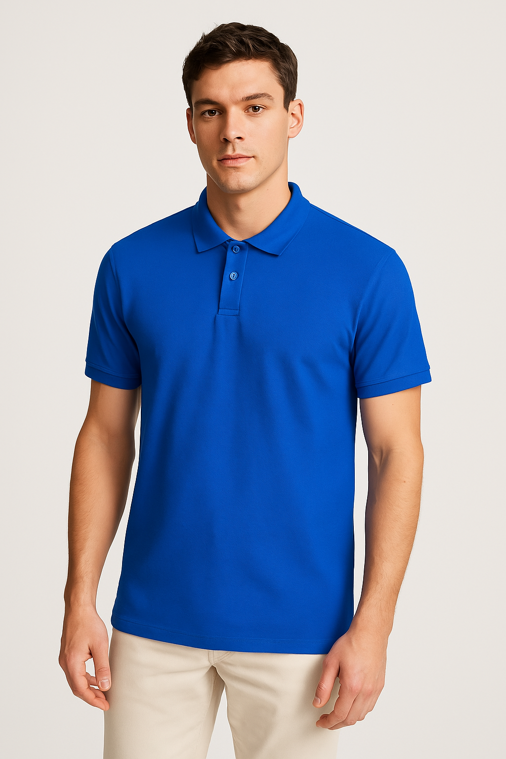 SUMMER MEN'S REGULAR FIT COTTON PIQUÉ MALIBU POLO SHIRT