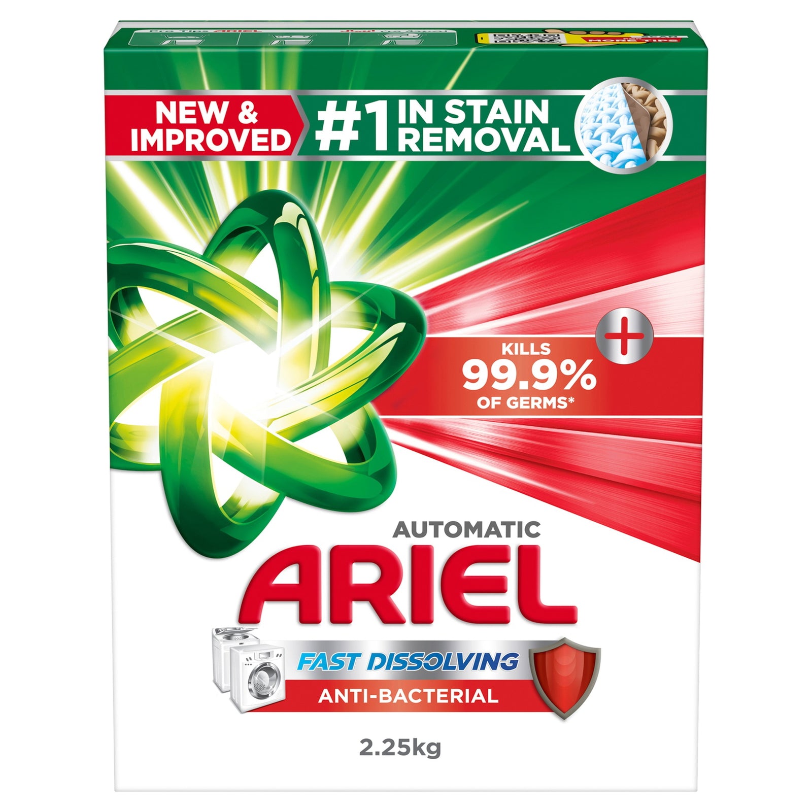 ARIEL AUTOMATIC ANTIBACTERIAL LAUNDRY DETERGENT ORIGINAL SCENT