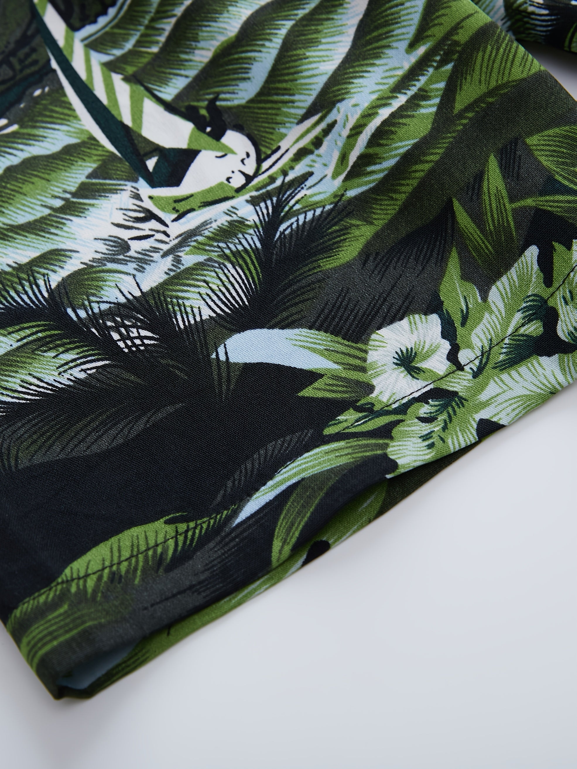 MEN SUMMER SOFT HAWAII PRINTED SHORT SLEEVE SHIRT