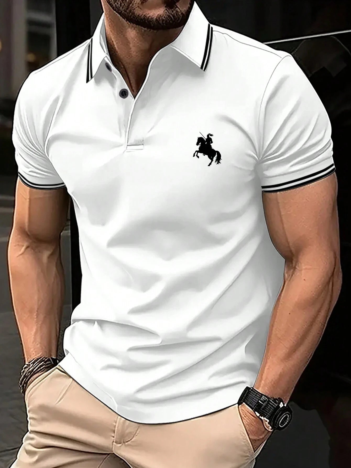 MEN'S SUMMER SHORT SLEEVE POLO SHIRT