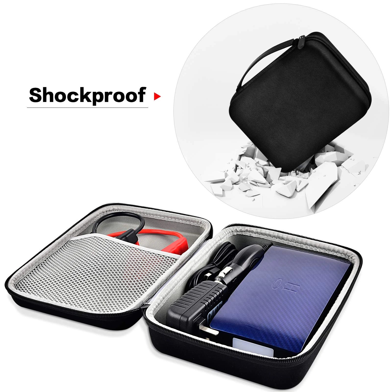 حقيبة تنظيم شاحن السيارة المحمولة هالو بولت