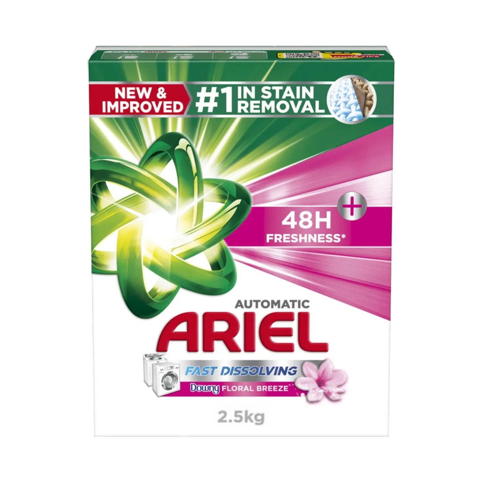 ARIEL AUTOMATIC DOWNY FLORAL BREEZE FAST DISSOLVING WASHING POWDER