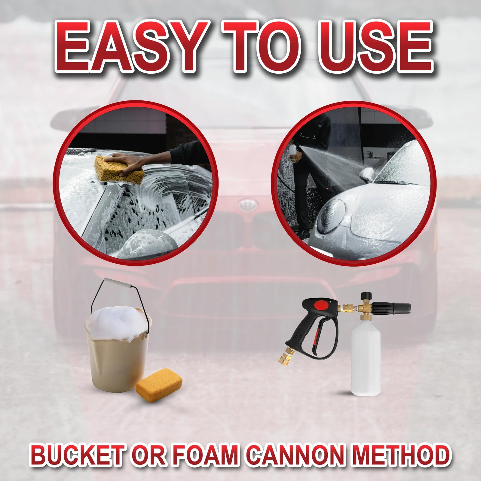 ECOLYTE PREMIUM DEEP CLEANING AND BUG-TAR REMOVER CAR SHAMPOO 1LTR