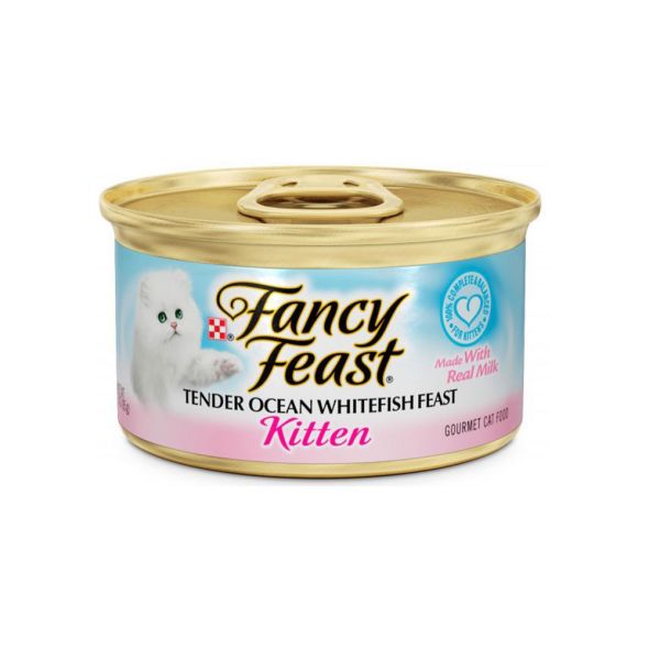 طعام معلب من فانسي فيست كيتن بنكهة سمكة بيضاء أوشن 85 جرام