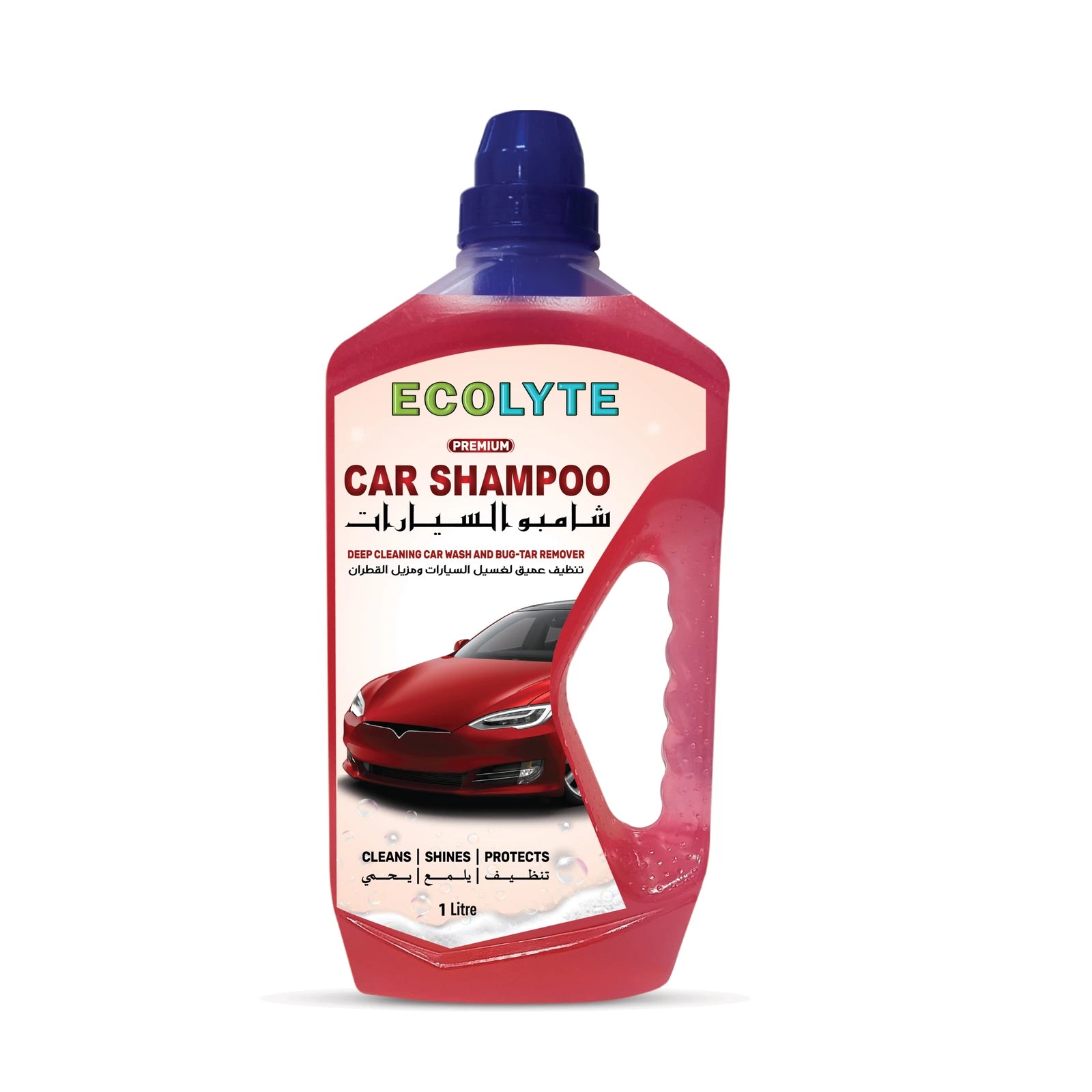 ECOLYTE PREMIUM DEEP CLEANING AND BUG-TAR REMOVER CAR SHAMPOO 1LTR