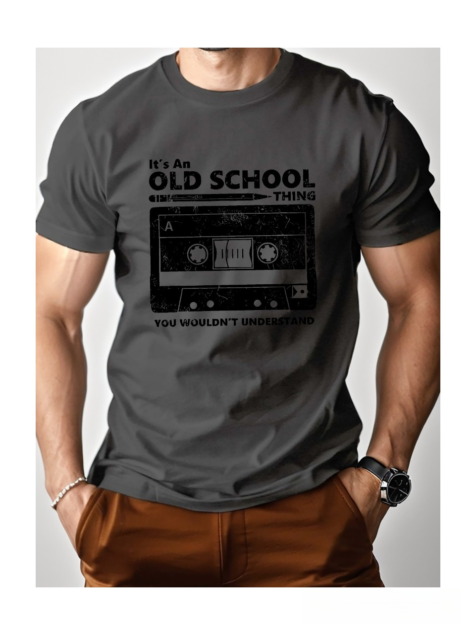 PURE GRAPHIC COTTON COMFORTABLE SHORT SLEEVE T-SHIRT