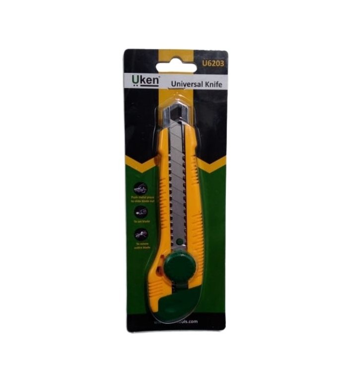 UKEN UNIVERSAL RUSTPROOF BLADE UTILITY KNIFE