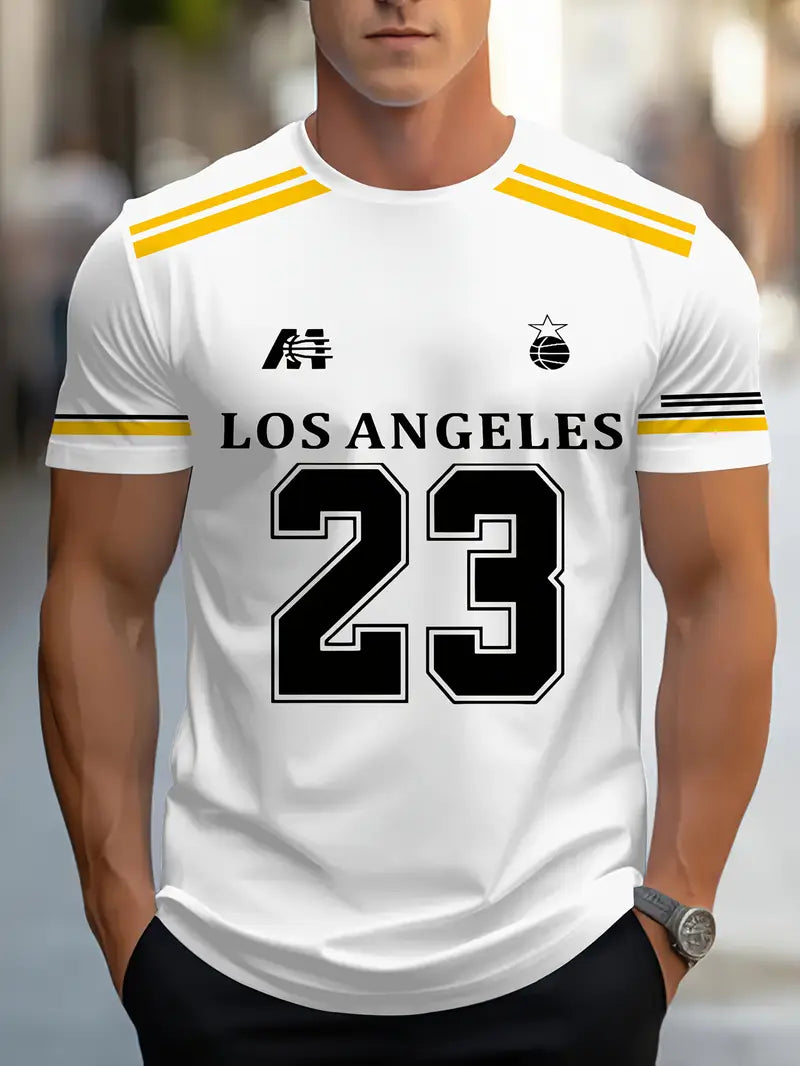 MEN'S PREMIUM POLYSTER SPORTY ROUND NACK T-SHIRT