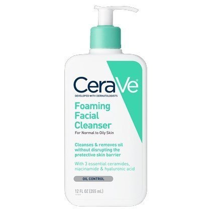 CeraVe Foaming Facial Cleanser for Normal to Oily skin