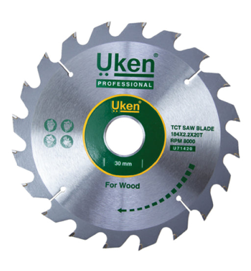 UKEN TCT MEDIUM-SOFT WOOD SAW BLADE