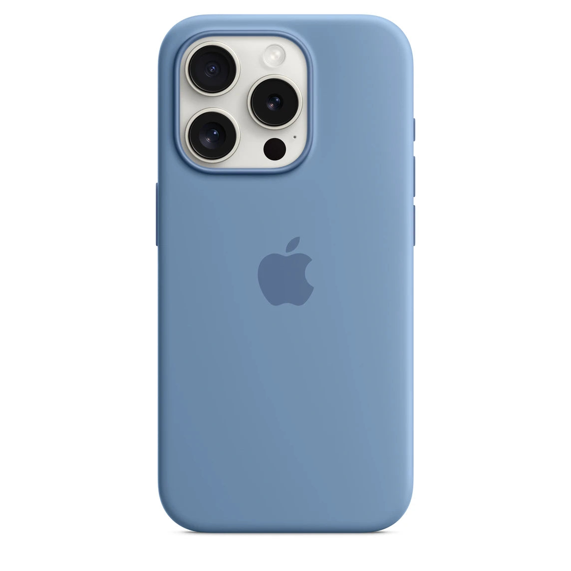 APPLE IPHONE 15 PRO MAGSAFE SILICONE CASE WINTER BLUE