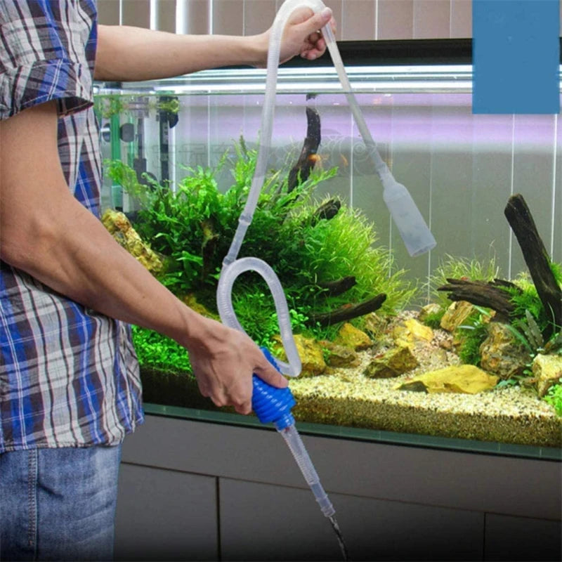 AQUARIUM TANK WATER CHANGING SIPHON VACUUM CLEANER