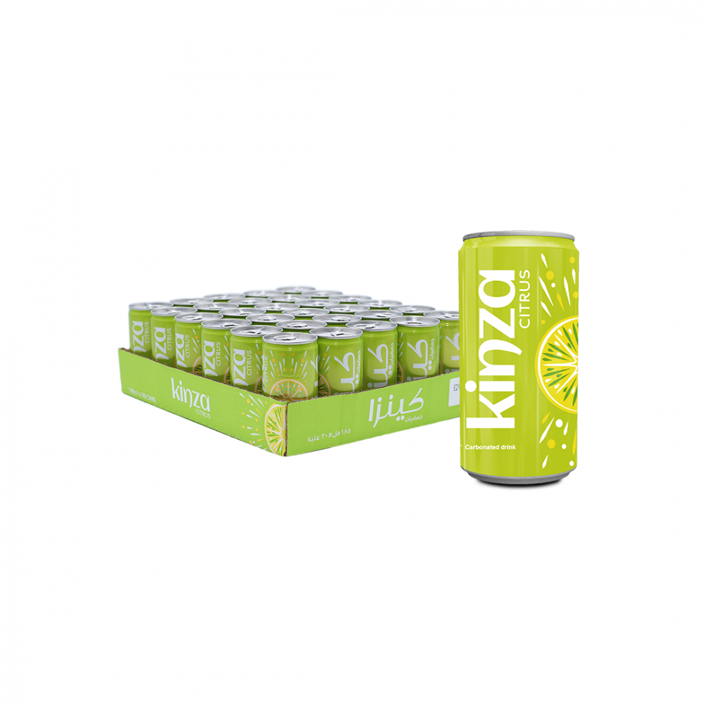 KINZA CITRUS CARBONATED CAN SOFT DRINK