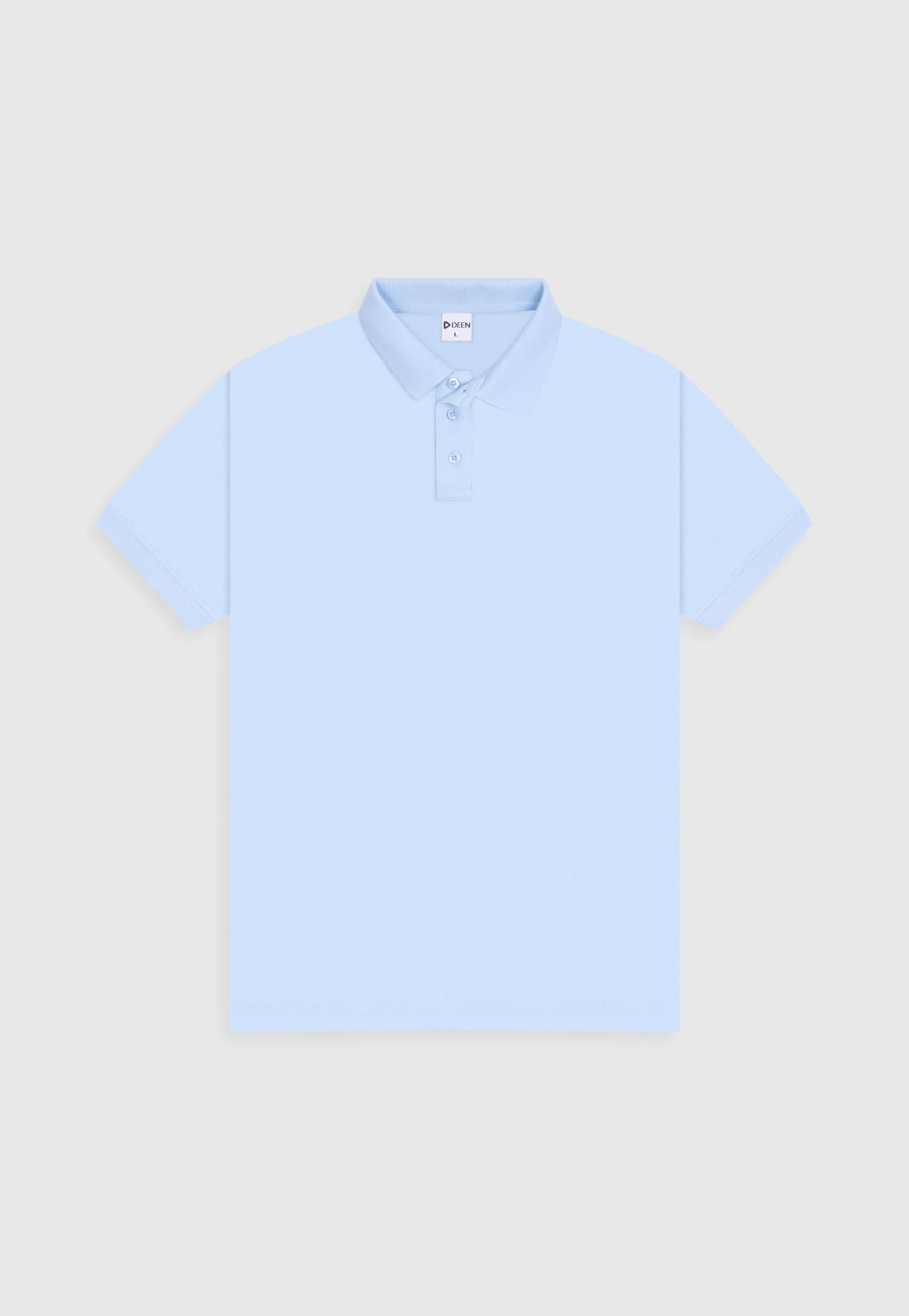 MEN'S STYLISH SKY BLUE HALF SLEEVE T-SHIRT