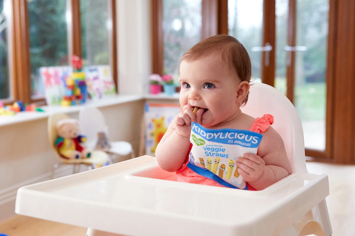 KIDDYLICIOUS BABY CHEESY VEGGIE STRAWS 12GM
