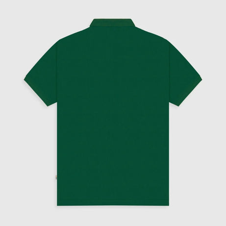MEN'S REGULAR FIT DARK GREEN HALF SLEEVE POLO SHIRT