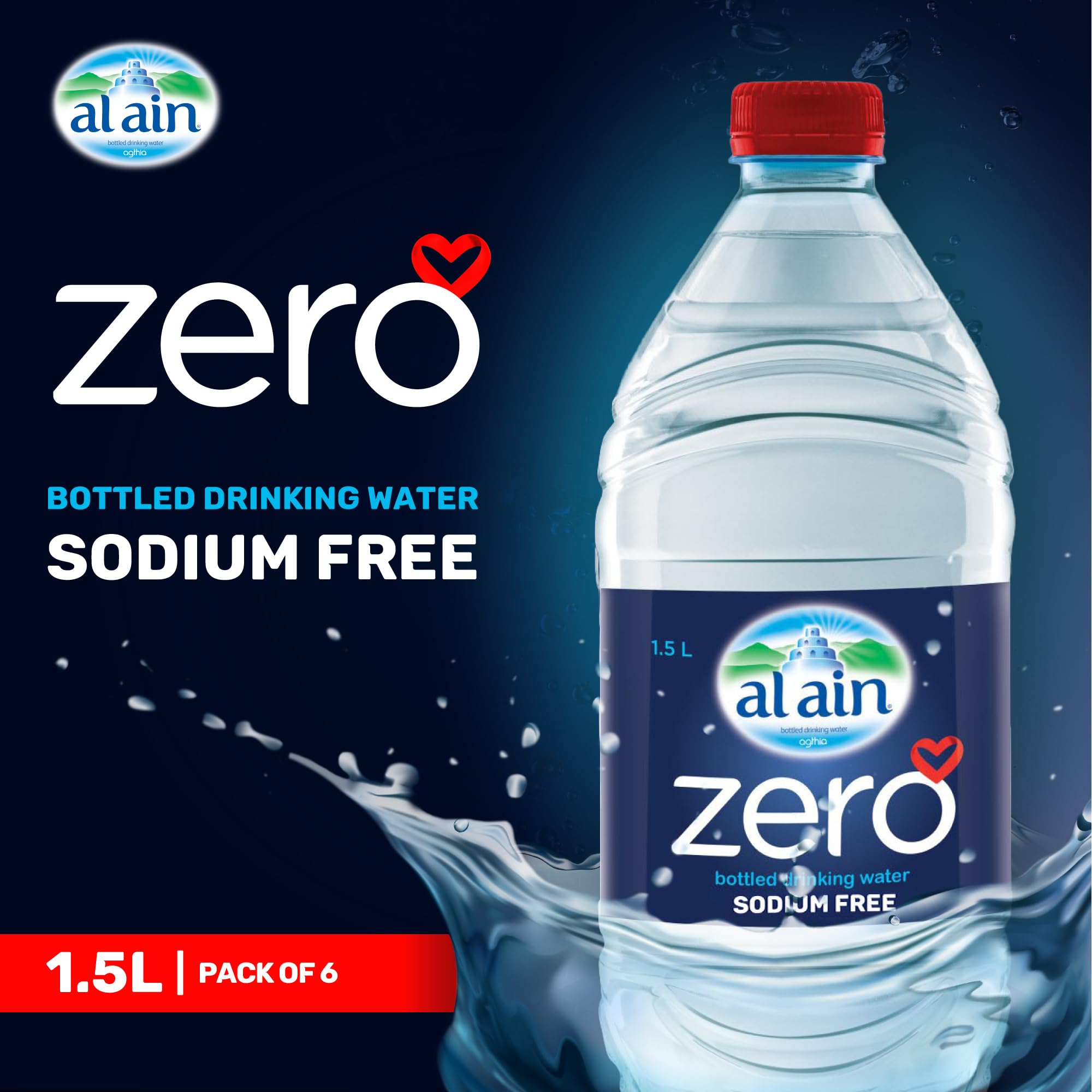 AL AIN ZERO WATER 1.5LTR 6PCPACK