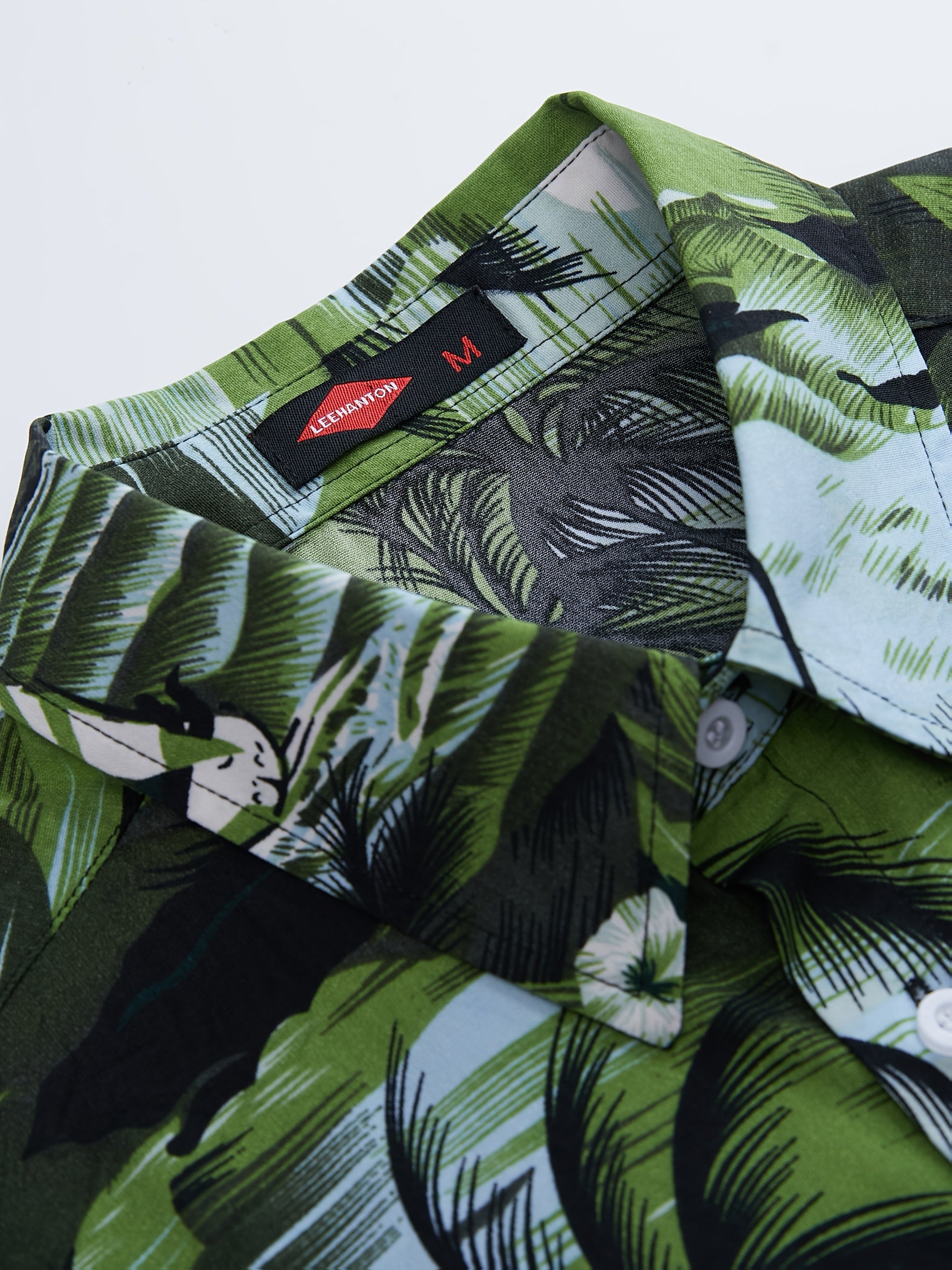 MEN SUMMER SOFT HAWAII PRINTED SHORT SLEEVE SHIRT