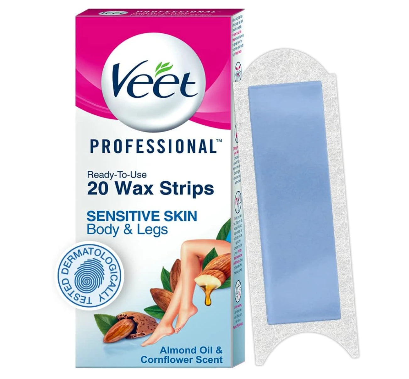 شرائح شمع فيت بروفيشنال لإزالة الشعر بالكامل، 20 قطعة