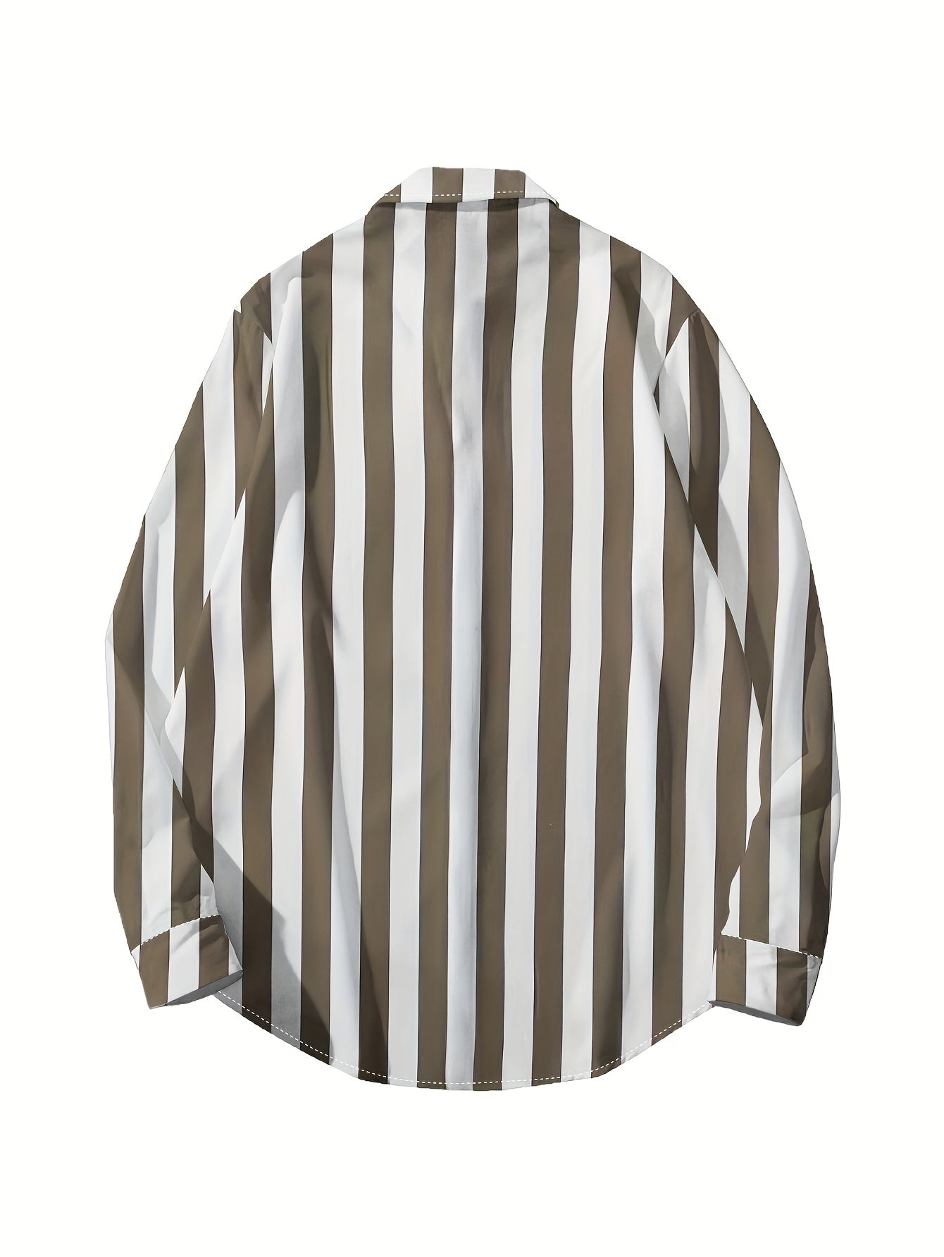MEN'S STRIPED CASUAL LONG SLEEVE REGULAR FIT SHIRT