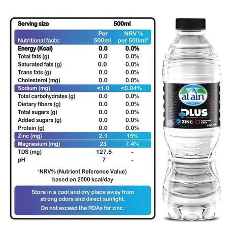 مياه العين بلس 500 مل عبوة 6 قطع