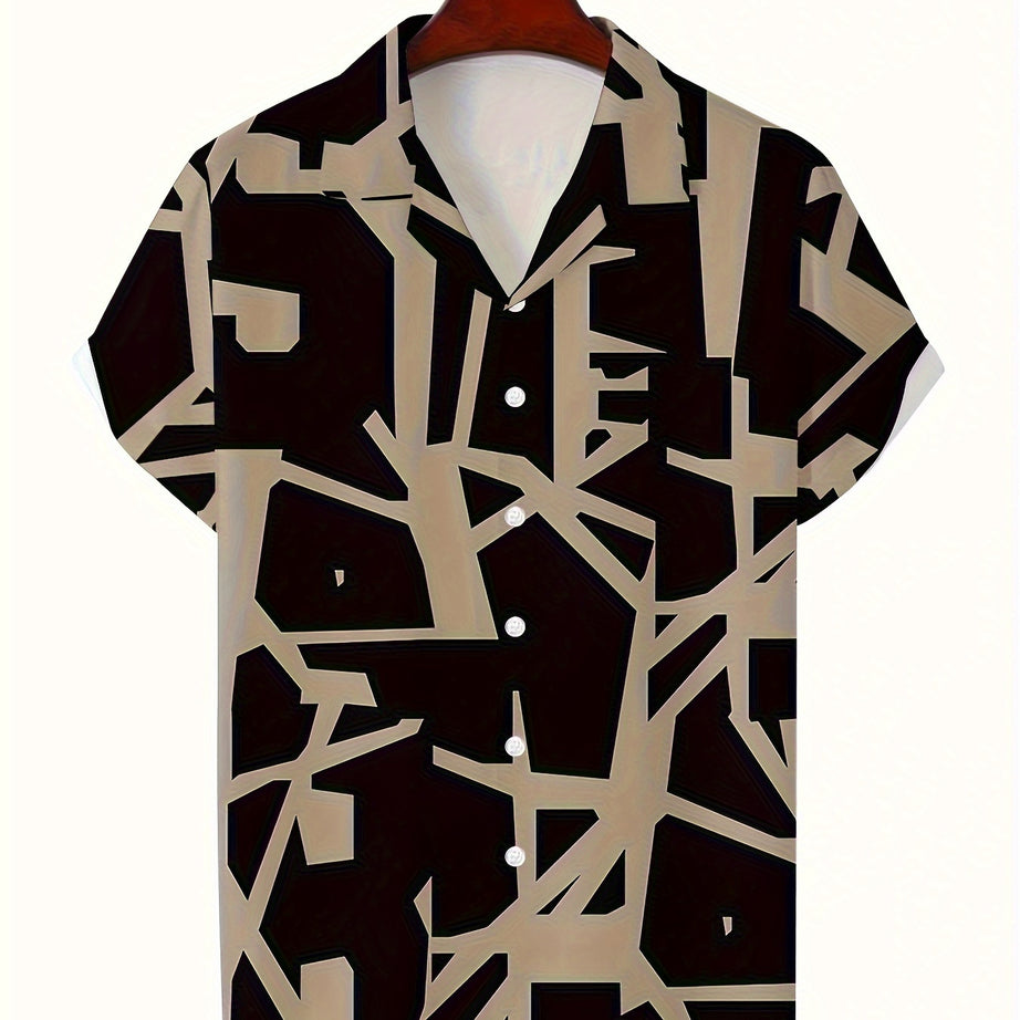 MEN'S 3D PRINT COMFORTABLE FIT TRENDY SUMMER SHIRT