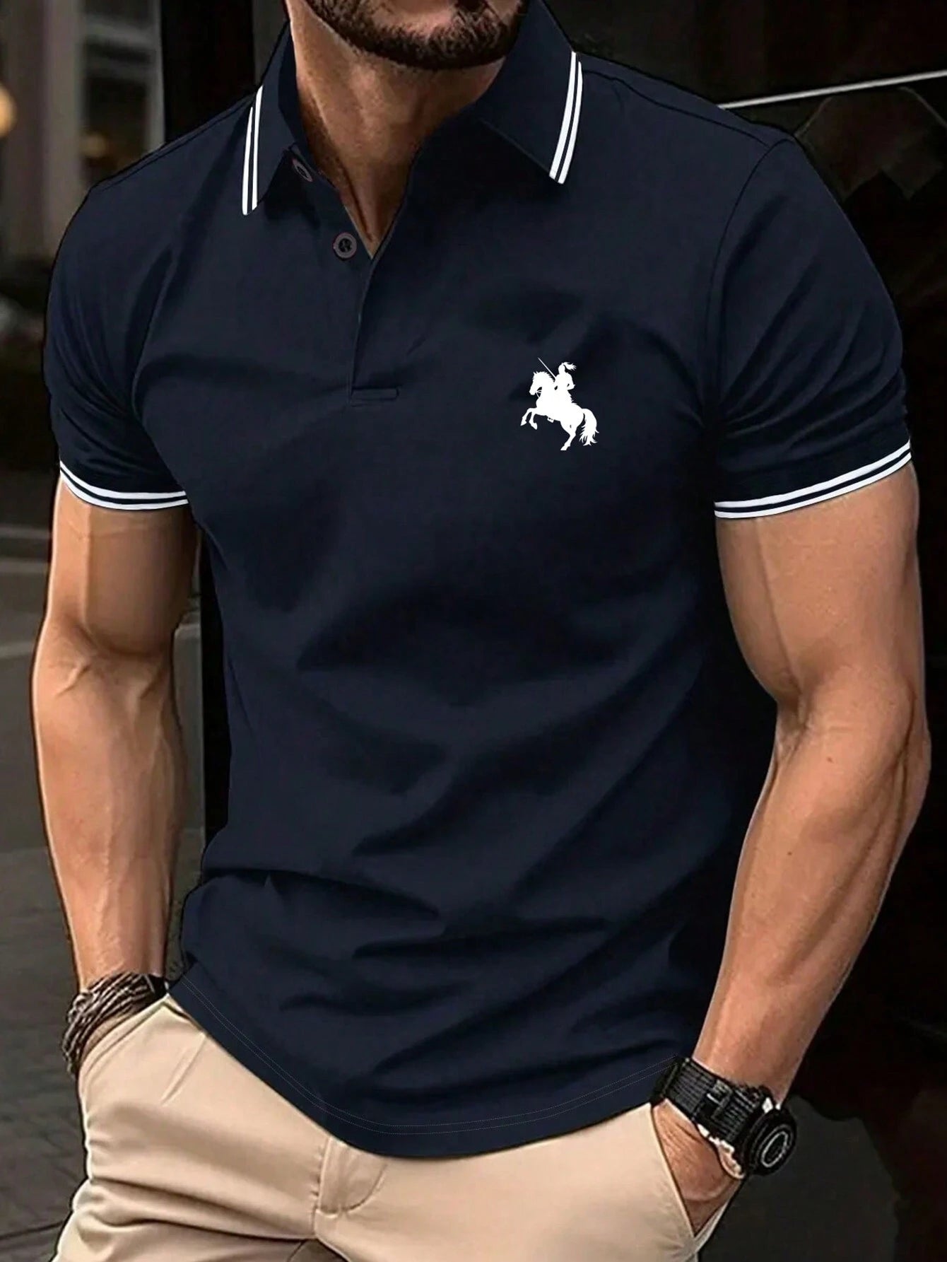 MEN'S SUMMER SHORT SLEEVE POLO SHIRT