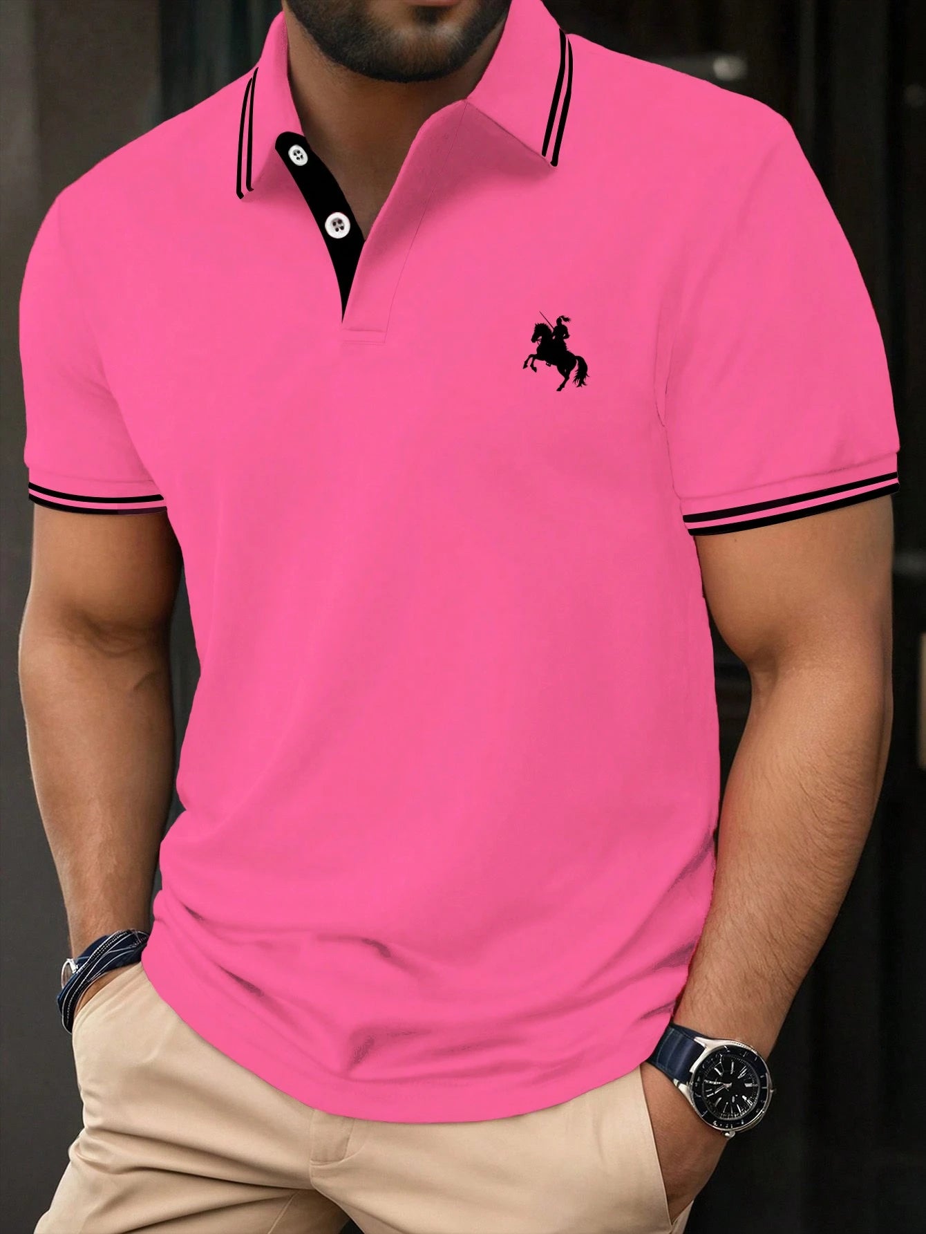 MEN'S SUMMER SHORT SLEEVE POLO SHIRT