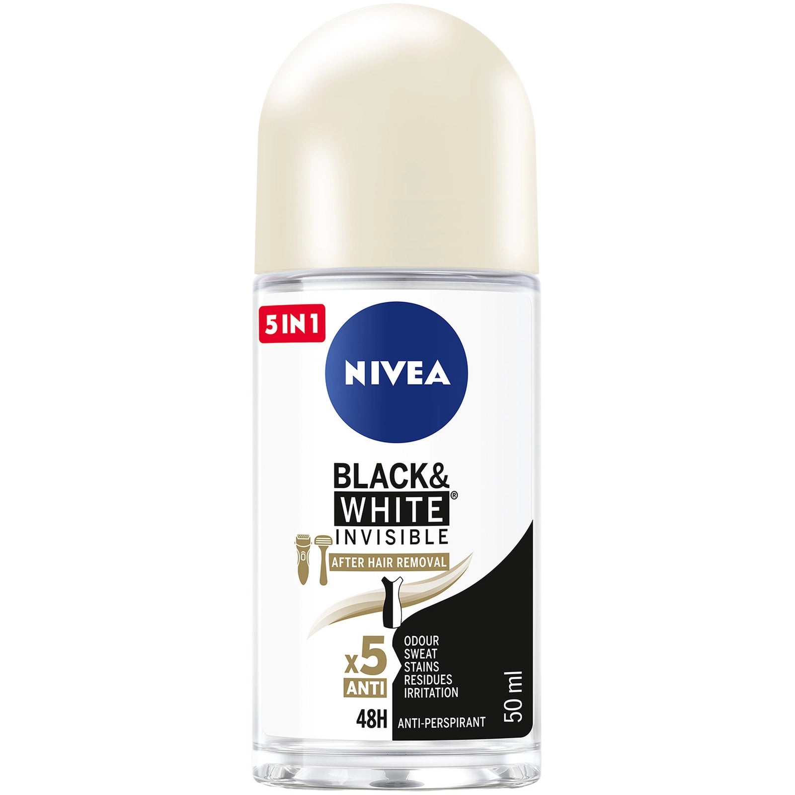 NIVEA BLACK & WHITE INVISIBLE 48H ANTI-PERSPIRANT 50ML