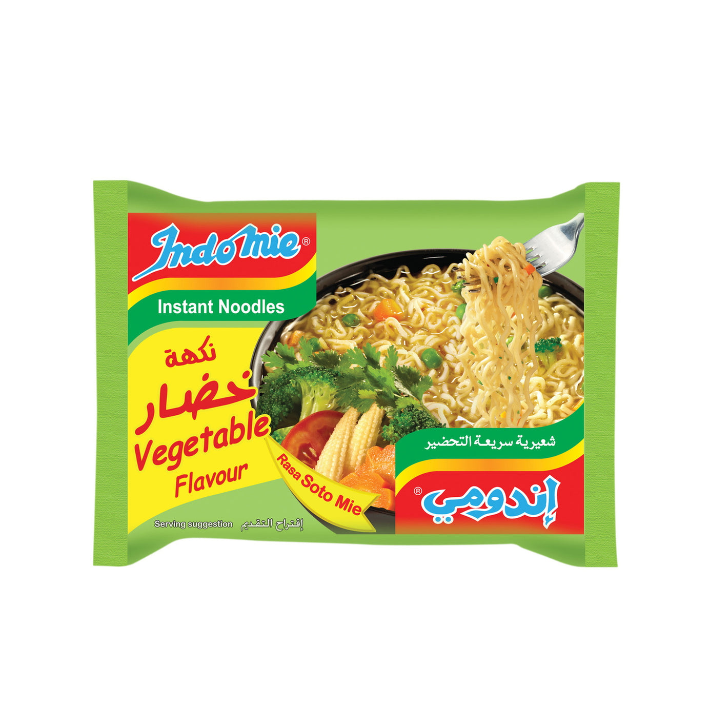 INDOMIE VEGETABLE FLAVOUR SOTO INSTANT NOODLES 75GM