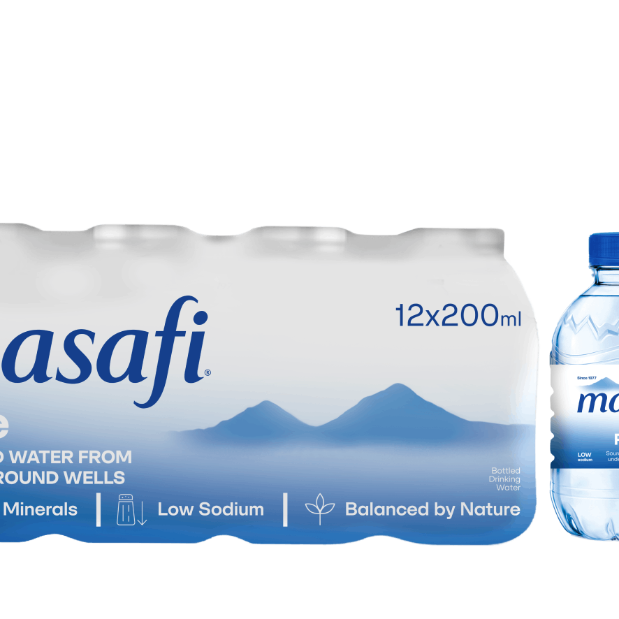 مياه شرب معدنية نقية من مسافي 200 مل