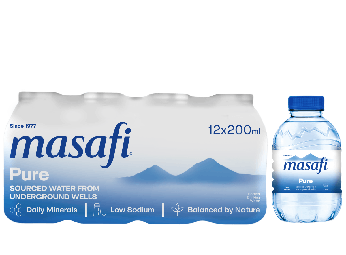 مياه شرب معدنية نقية من مسافي 200 مل