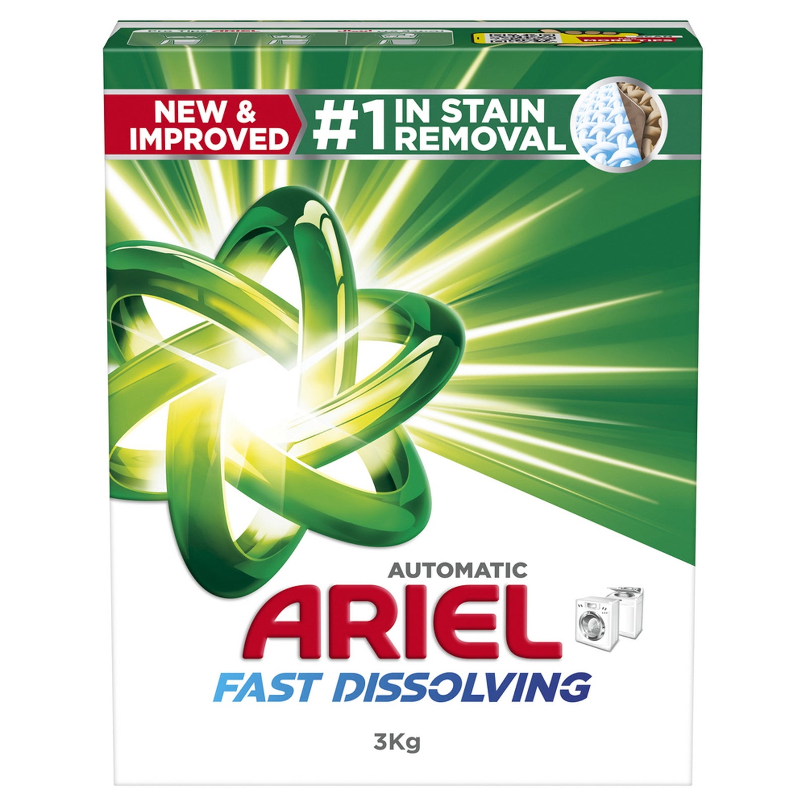 ARIEL AUTOMATIC FAST DISSOLVING WASHING POWDER