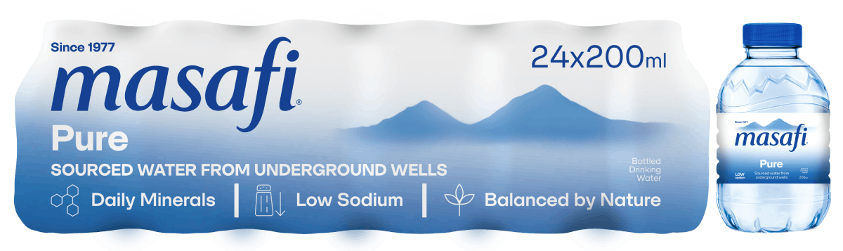 مياه شرب معدنية نقية من مسافي 200 مل
