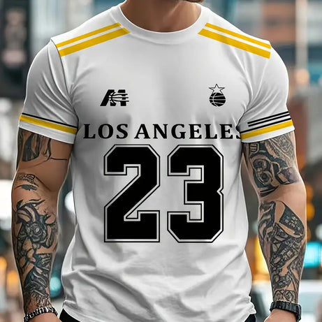 MEN'S PREMIUM POLYSTER SPORTY ROUND NACK T-SHIRT