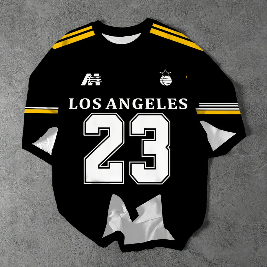 MEN'S PREMIUM POLYSTER SPORTY ROUND NACK T-SHIRT