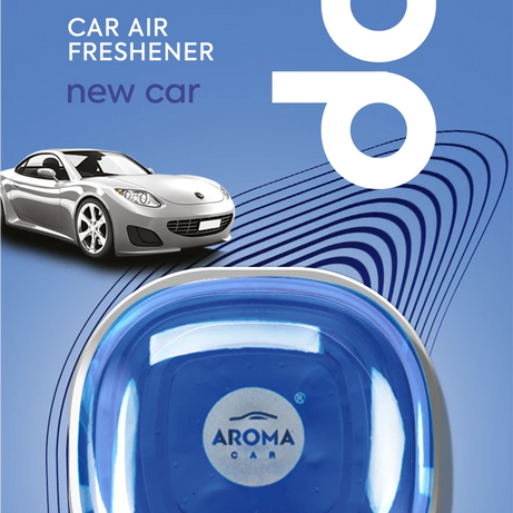 AROMA CAR LOOP GEL VENT CLIP LONG-LASTING AIR FRESHENER 50 GM