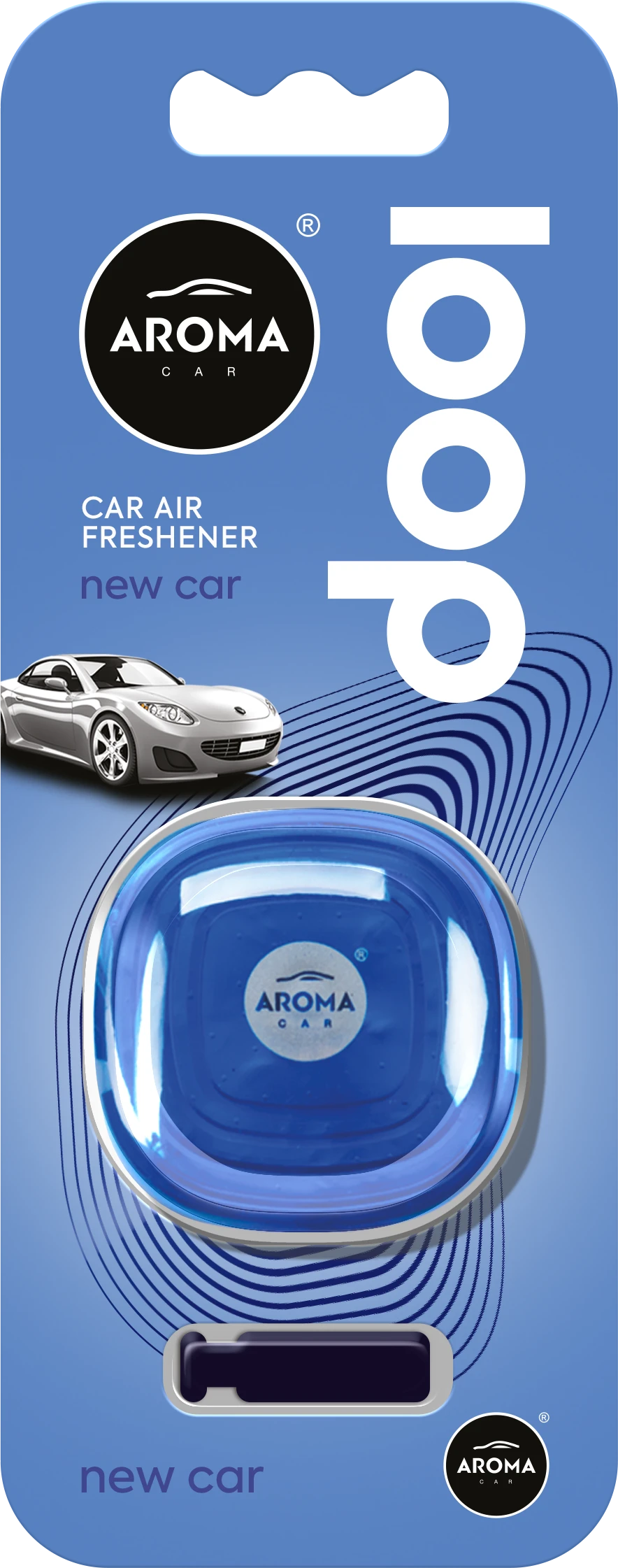 AROMA CAR LOOP GEL VENT CLIP LONG-LASTING AIR FRESHENER 50 GM