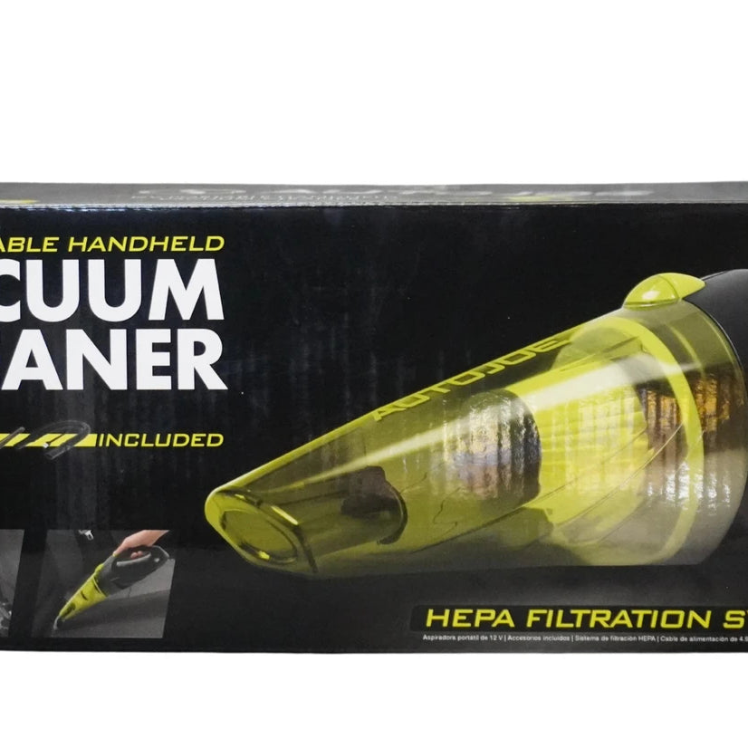 مجموعة مكنسة كهربائية محمولة 12 فولت من AUTOJOE مع حقيبة حمل