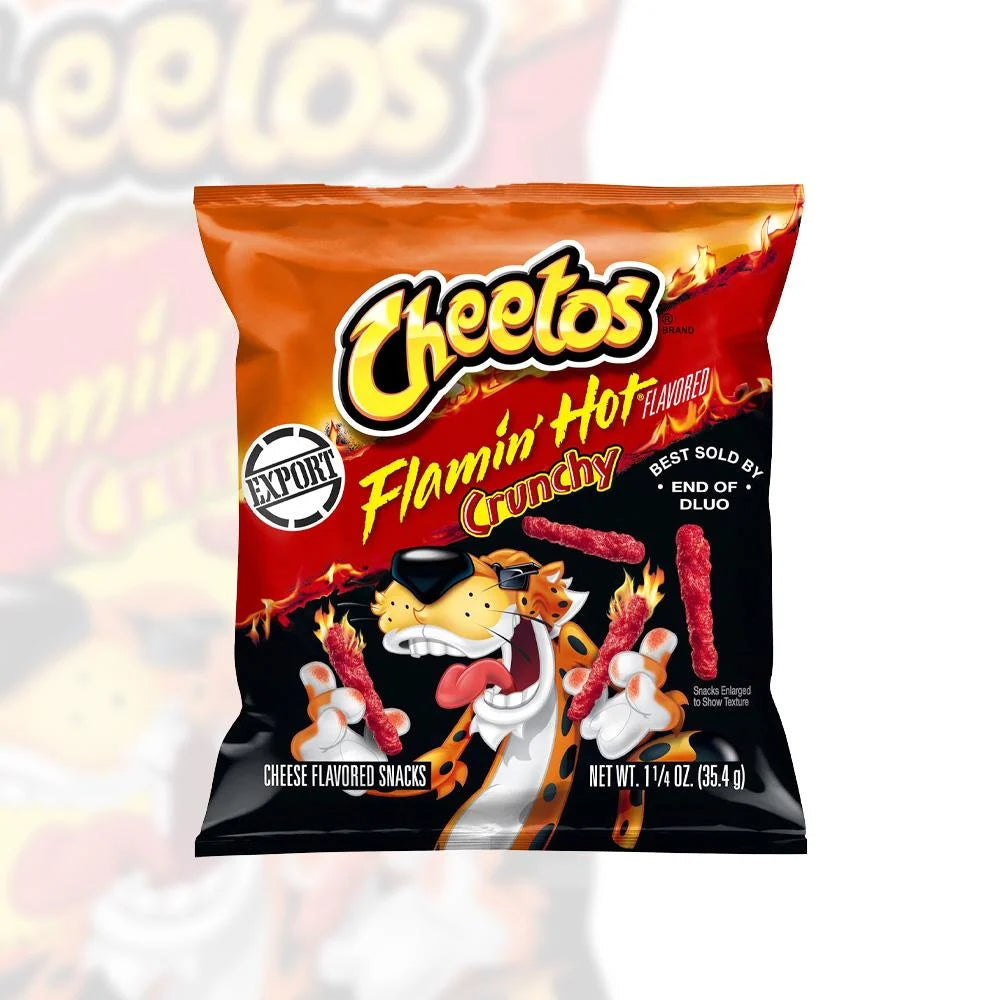 وجبات خفيفة بنكهة الجبنة تشيتوس® كرانشي فلامين هوت®
