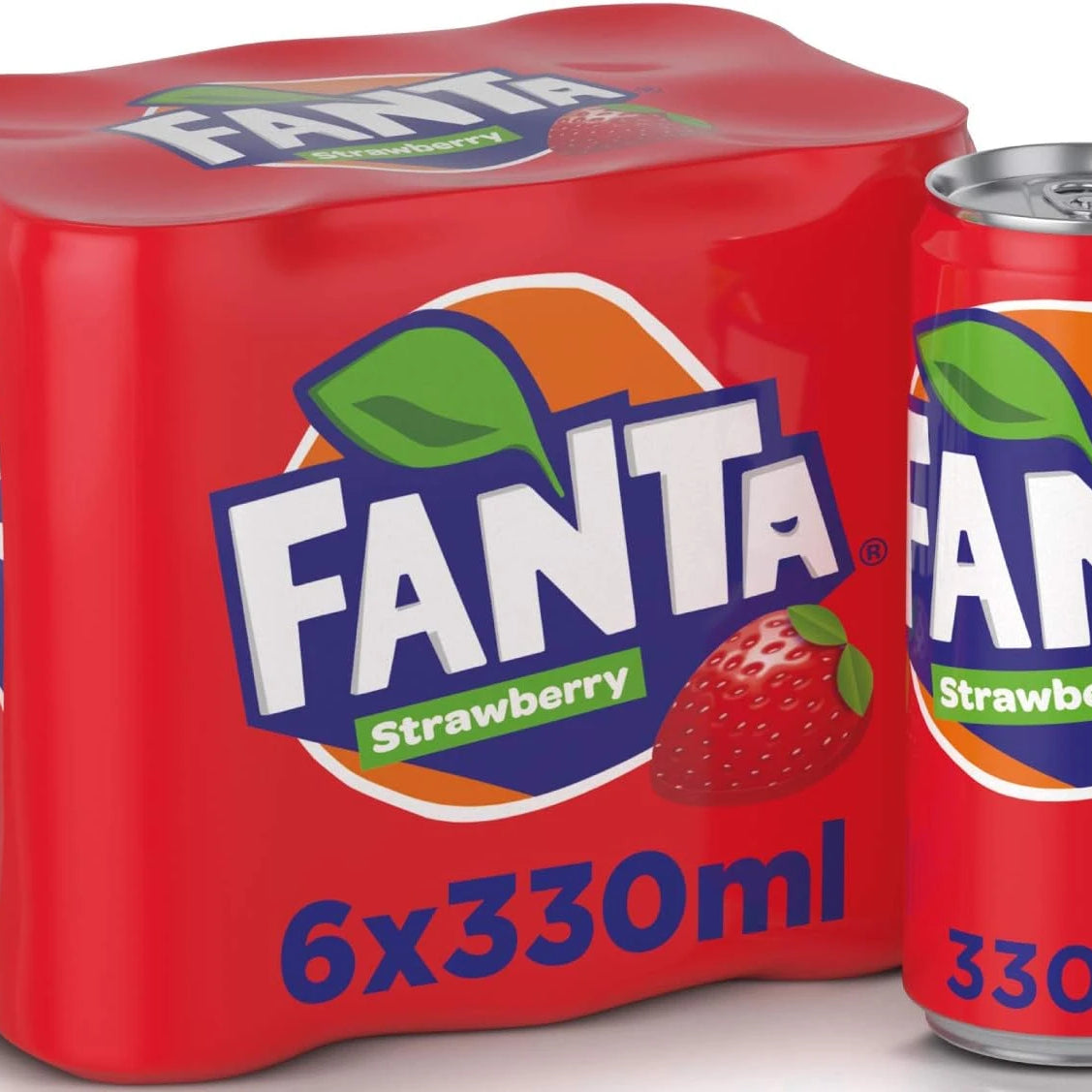 FANTA STRAWBERRY CARBONATED SOFT DRINK CAN