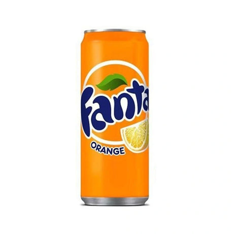 FANTA ORANGE CARBONATED SOFT DRINKS  CAN 330 ML