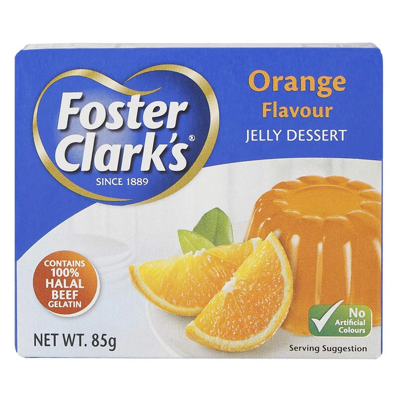 FOSTER CLARK'S MULTI FLAVOUR JELLY DESSERT 85GM