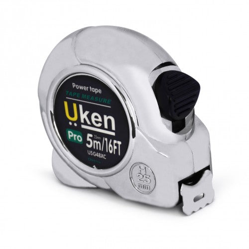 UKEN PRO CHROME MEASURING TAPE 5M/16FT