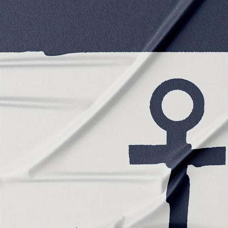 MEN'S BREATHABLE NAUTICAL ANCHOR DESIGN OUTDOOR CASUAL T-SHIRT