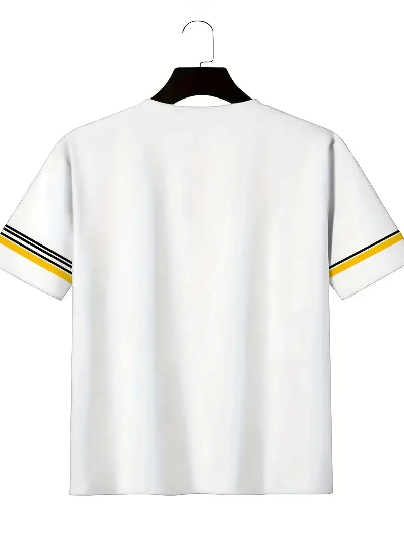 MEN'S PREMIUM POLYSTER SPORTY ROUND NACK T-SHIRT