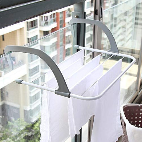 LAVISH ADJUSTABLE FOLDING CLOTHING DRYING RACK HOLDER