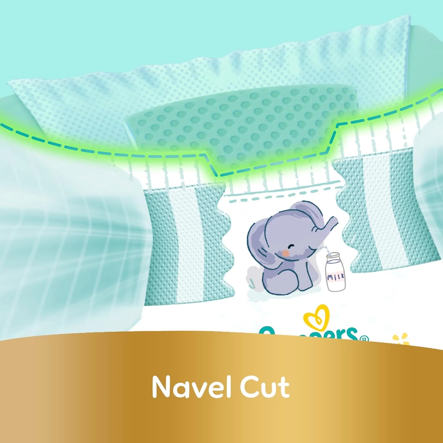 PAMPERS ULTIMATE COMFORT NEWBORN TAPED DIAPER SIZE 1