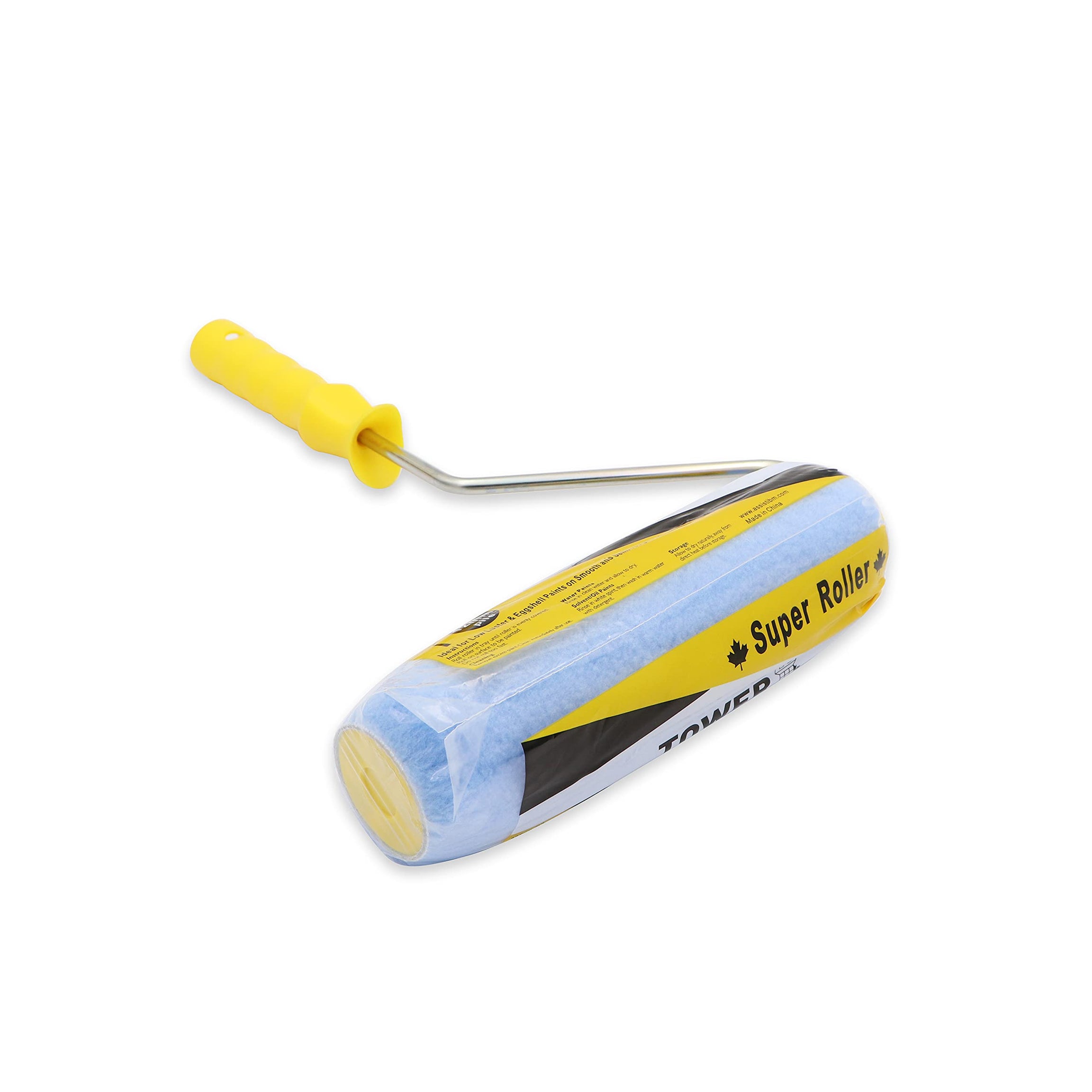 TOWER DURABLE PLASTIC HANDLE PAINT ROLLER 9"