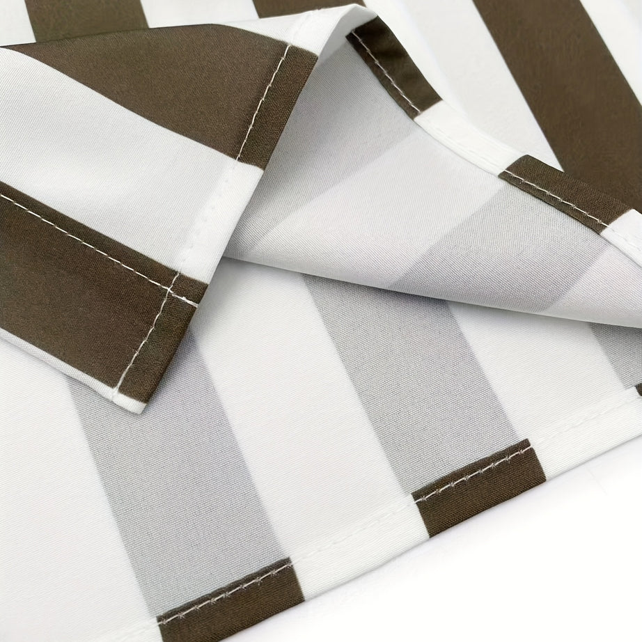 MEN'S STRIPED CASUAL LONG SLEEVE REGULAR FIT SHIRT